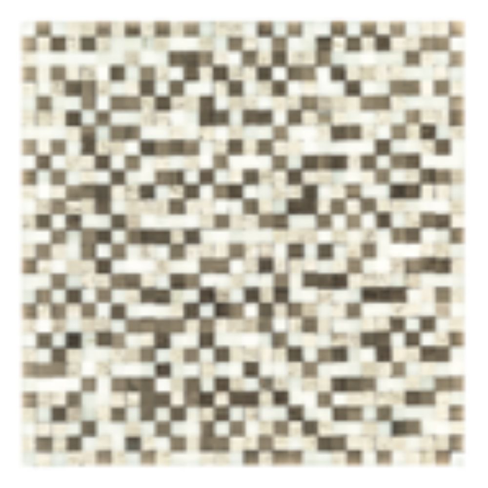 Belluno Designs 3838-GREP Coral 0.37" x 0.37" Athens Polished Mosaic Wall & Floor Tile 